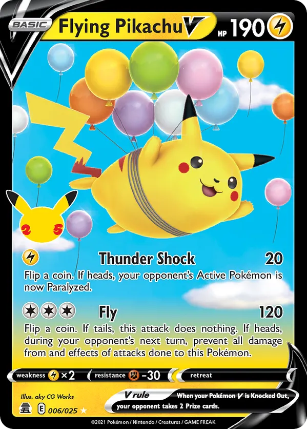 Flying Pikachu V 006/025 - Celebrations (HO)