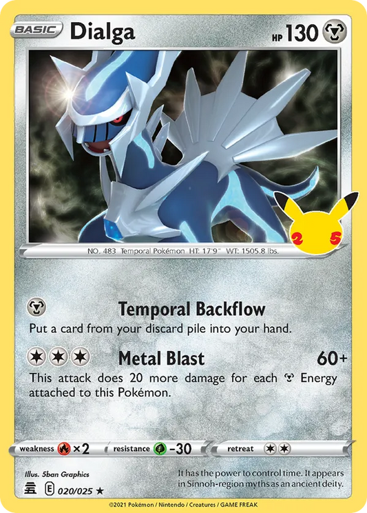 Dialga 020/025 - Celebrations (HO)