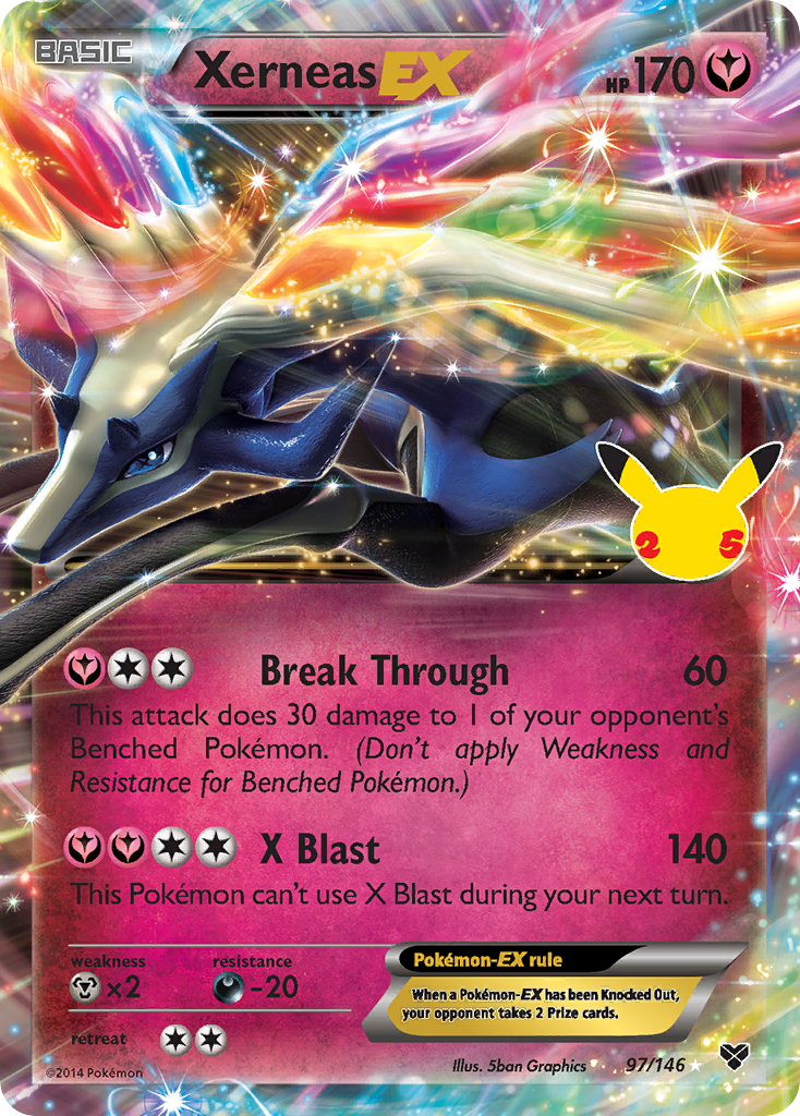 Xerneas EX 97/146 - Celebrations: Classic Collection (HO)
