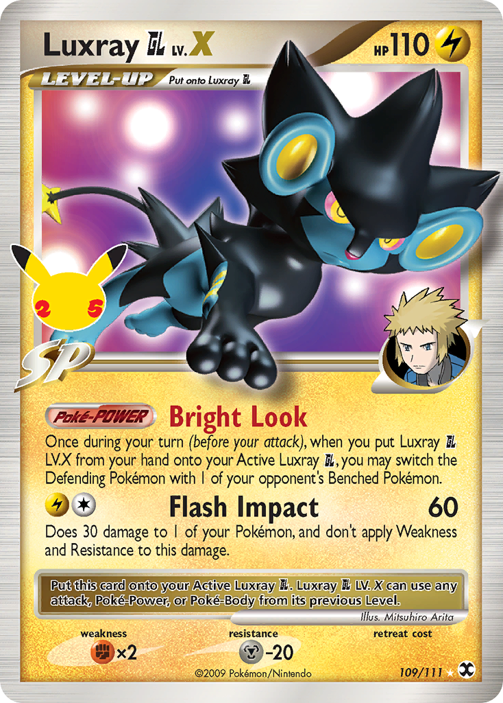 Luxray GL LV.X 109/111 - Celebrations: Classic Collection (HO)