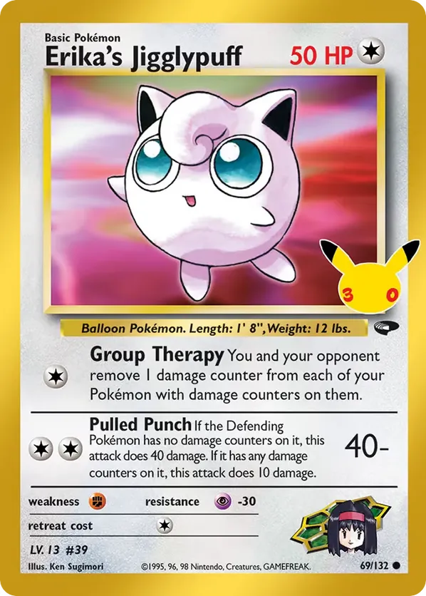 Erika's Jigglypuff 69/132 - 30th Celebration: Classic Collection (HO)