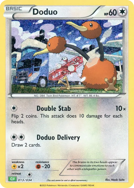 Doduo 013/034 - Trading Card Game Classic (HO)