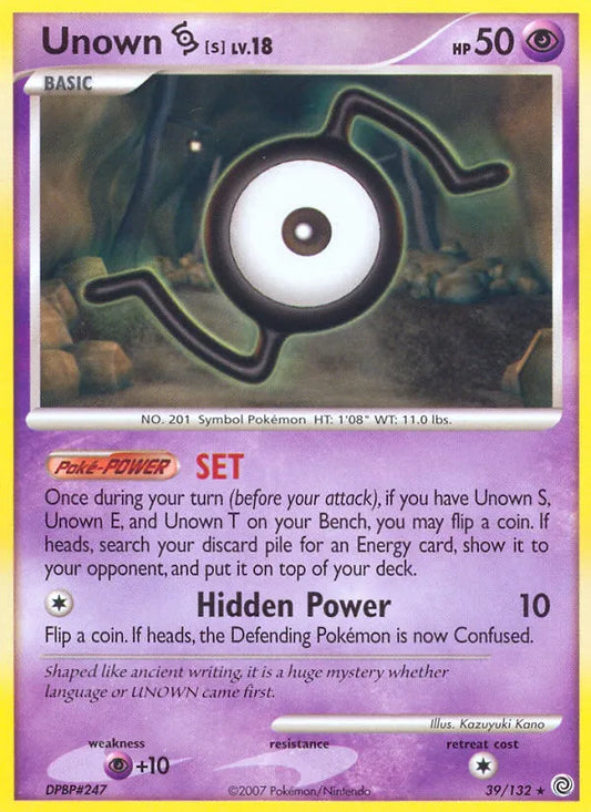 Unown [S] 39 - Secret Wonders (RH) - LP