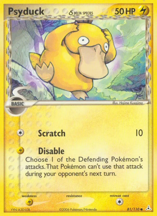 Psyduck (Delta Species) 81 - EX Holon Phantoms (NO) - LP