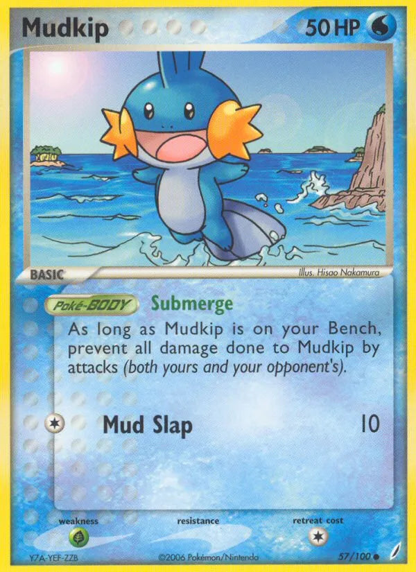 Mudkip (57) 57 - EX Crystal Guardians (NO)