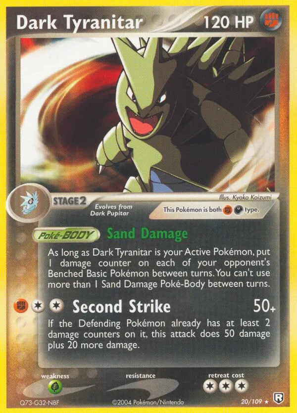 Dark Tyranitar (20) 20 - EX Team Rocket Returns (NO) - LP