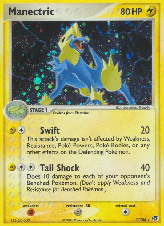 Manectric (07) 7 - EX Emerald (HO) - LP