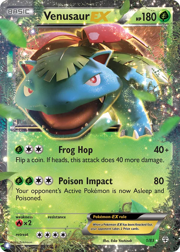 Venusaur EX 1 - Generations (HO)