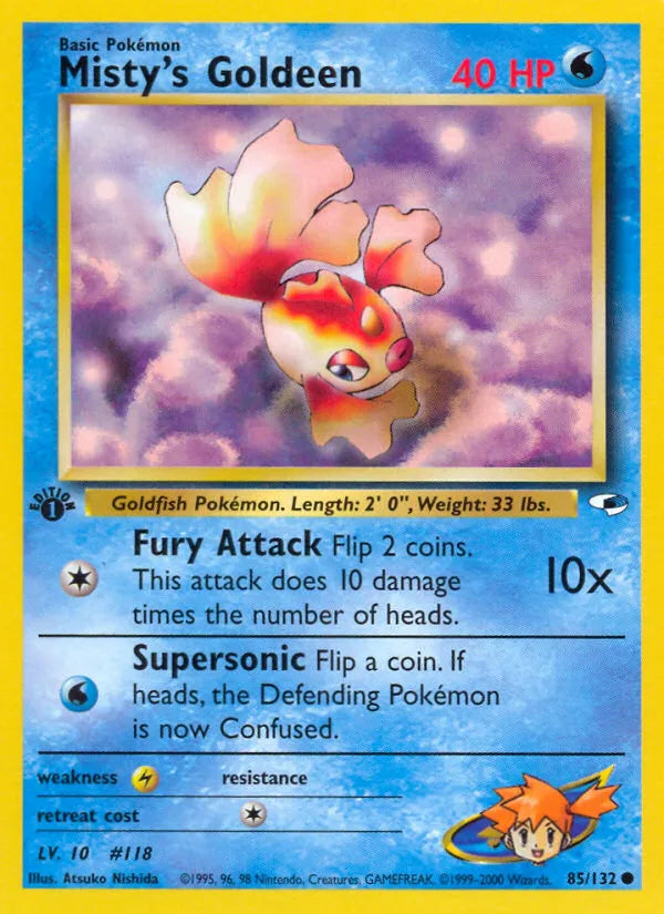 Misty's Goldeen (85) 85 - Gym Heroes (UN) - LP
