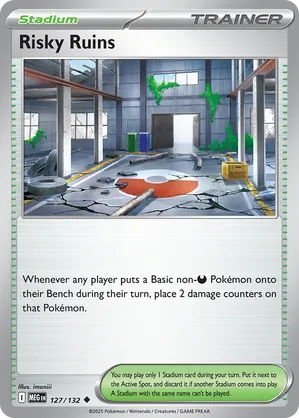 Risky Ruins 127/132 - Mega Evolution (NO)
