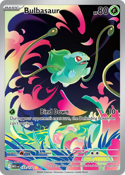 Bulbasaur (Mega Evolution Stamped) 133/132 - Mega Evolution Promos (HO)