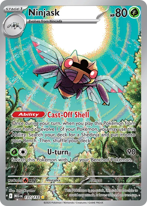 Ninjask 137/132 - Mega Evolution (HO)