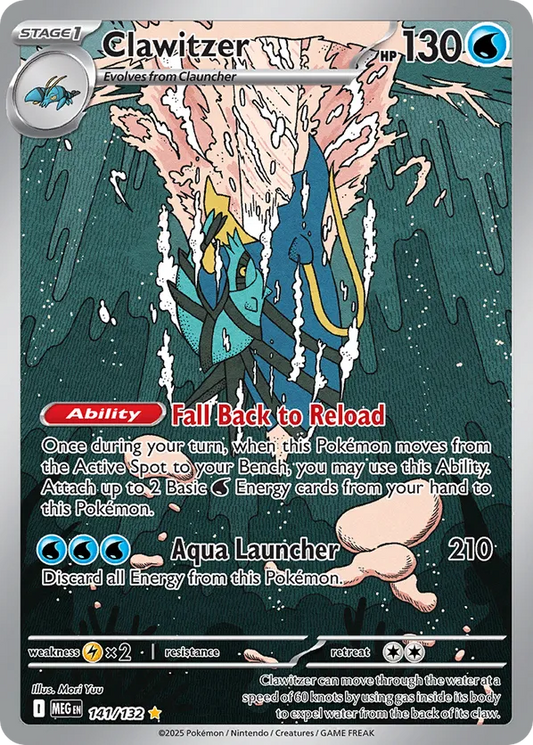 Clawitzer 141/132 - Mega Evolution (HO)