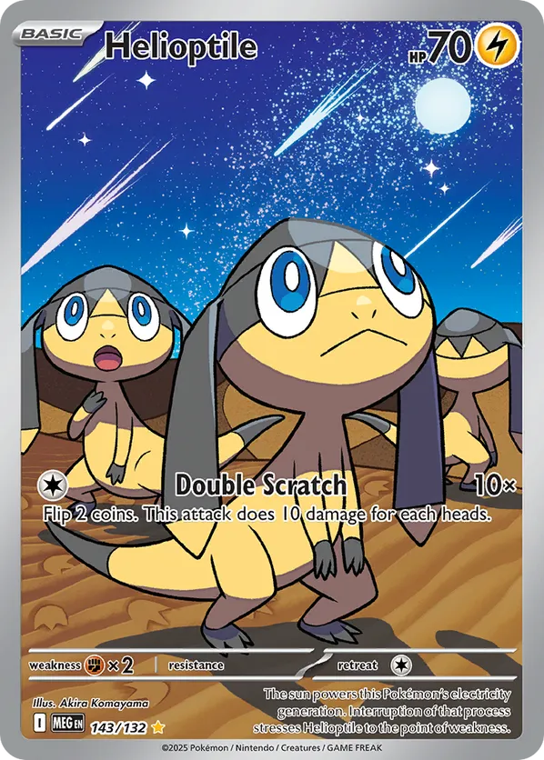 Helioptile 143/132 - Mega Evolution (HO)