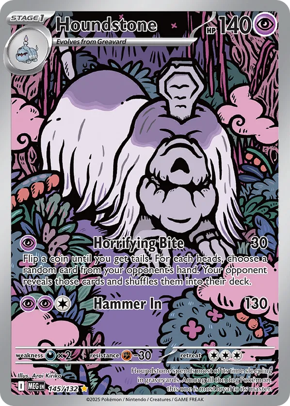 Houndstone 145/132 - Mega Evolution (HO)