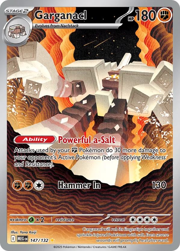 Garganacl 147/132 - Mega Evolution (HO)
