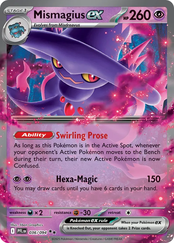 Mismagius ex 036/094 - Phantasmal Flames (HO)