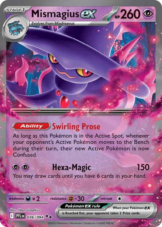 Mismagius ex 036/094 - Phantasmal Flames (HO)