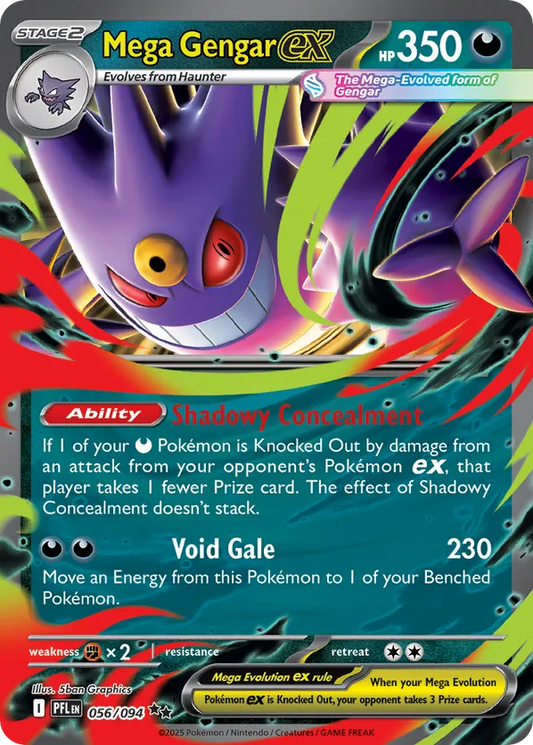 Mega Gengar ex 056/094 - Phantasmal Flames (HO)