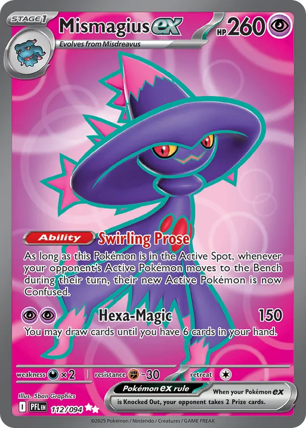 Mismagius ex 112/094 - Phantasmal Flames (HO)