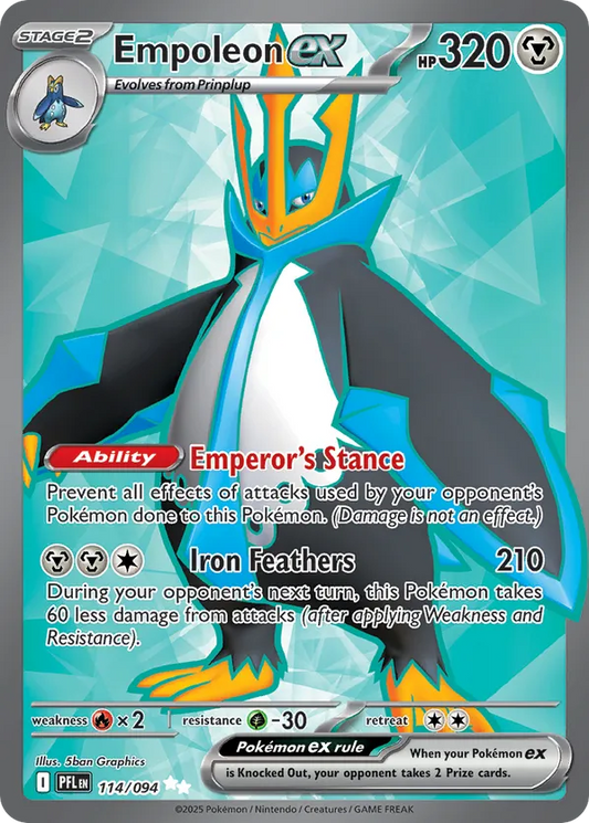 Empoleon ex 114/094 - Phantasmal Flames (HO)