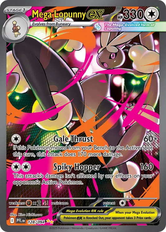 Mega Lopunny ex 128/094 - Phantasmal Flames (HO)