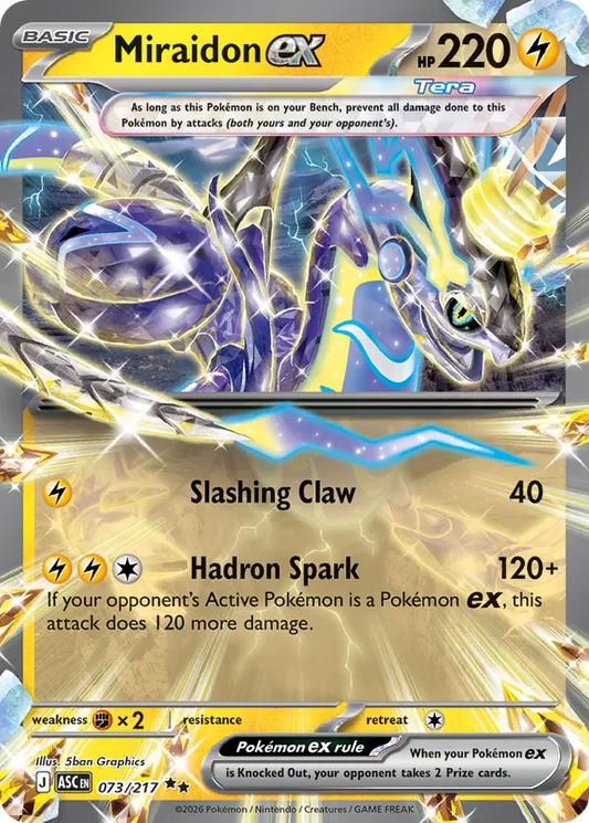 Miraidon ex 073/217 - Ascended Heroes (HO)