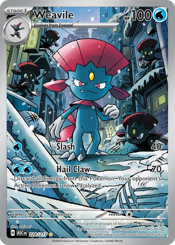 Weavile 228/217 - Ascended Heroes (HO)