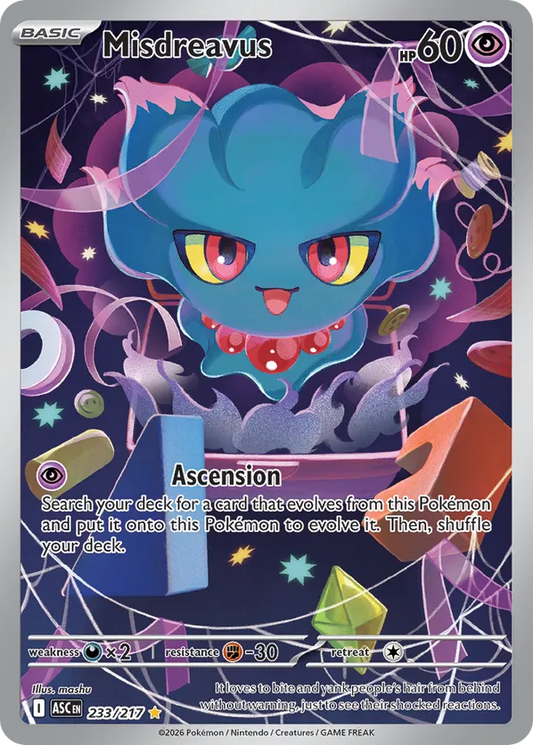 Misdreavus 233/217 - Ascended Heroes (HO)