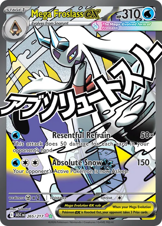 Mega Froslass ex 265/217 - Ascended Heroes (HO)