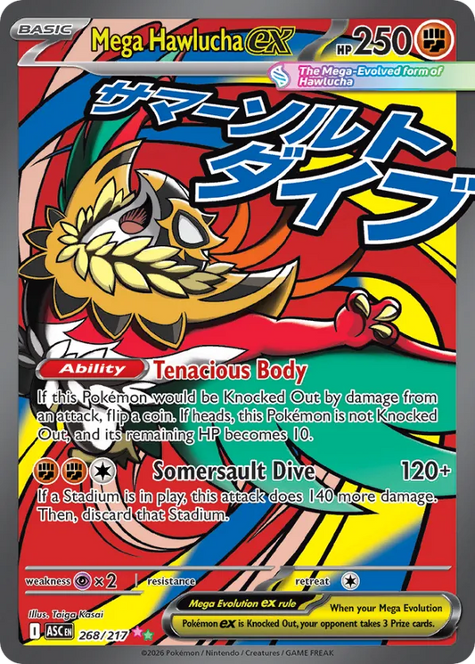 Mega Hawlucha ex 268/217 - Ascended Heroes (HO)