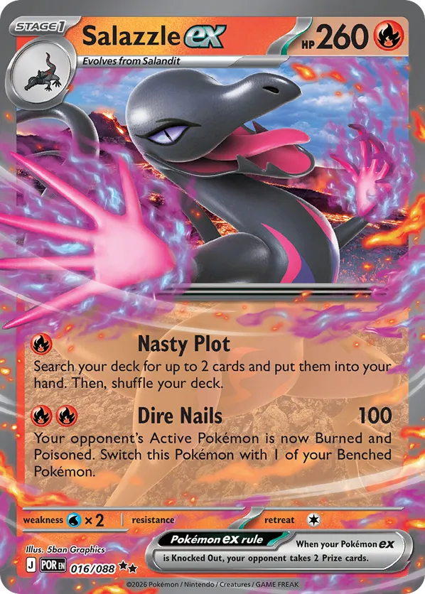 Salazzle ex 016/088 - Perfect Order (HO)
