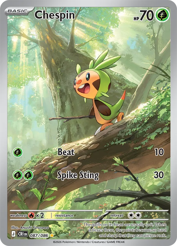 Chespin 087/086 - Chaos Rising (HO)