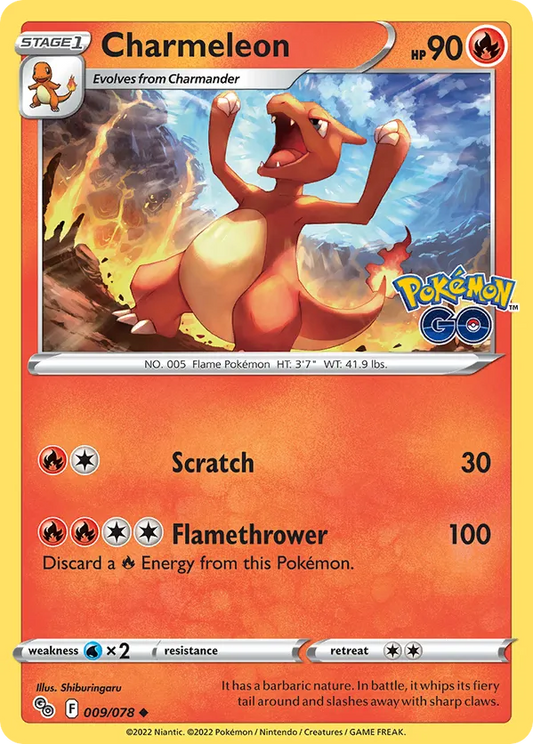 Charmeleon 009/078 - Pokemon Go