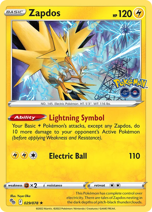 Zapdos 029/078 - Pokemon Go