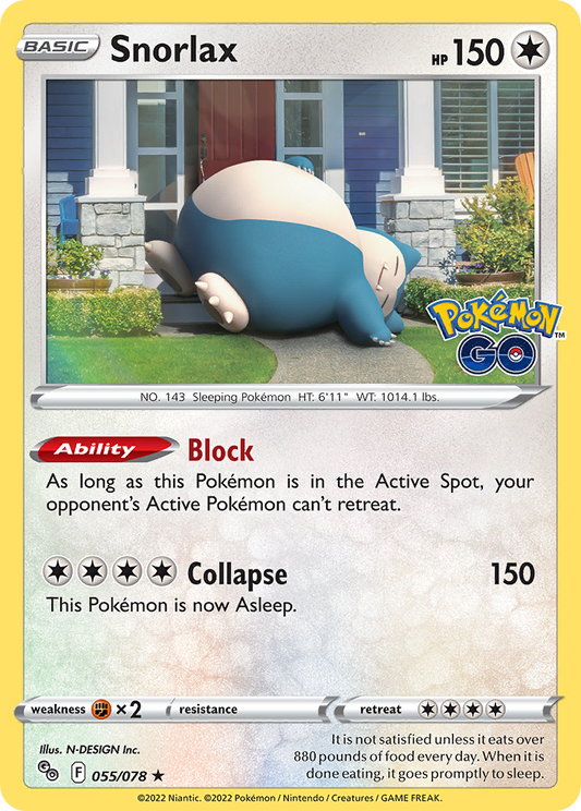 Snorlax 055/078 - Pokemon Go