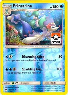 Primarina (League Promo) 041/149 - League & Championship Cards (RH)