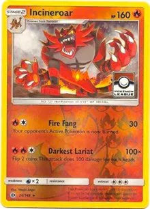 Incineroar (League Promo) 026/149 - League & Championship Cards (RH)