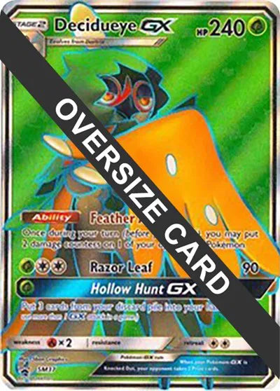 Decidueye GX (SM Black Star Promo) SM37 - Jumbo Cards (HO) - LP