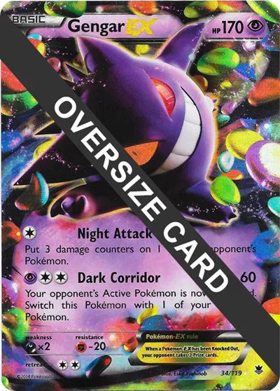 Gengar EX 034/119 - Jumbo Cards (HO) - LP