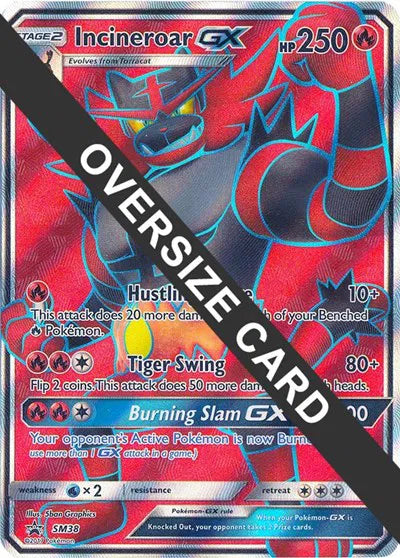 Incineroar GX (SM Black Star Promo) SM38 - Jumbo Cards (HO) - LP