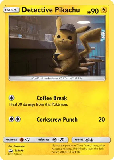 Detective Pikachu SM190 - Sun & Moon Promo (HO)