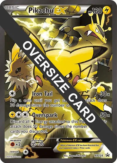 Pikachu EX XY124 - Jumbo Cards (HO) - LP