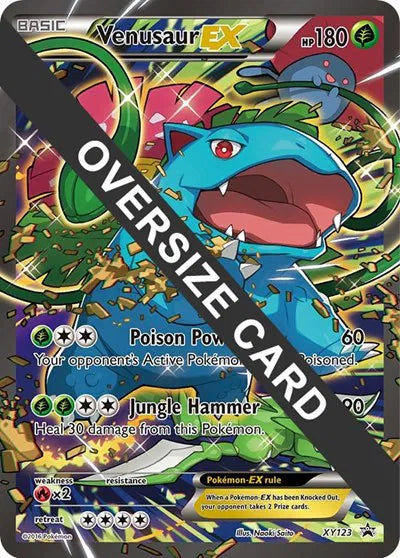 Venusaur EX XY123 - Jumbo Cards (HO) - LP