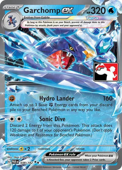 Garchomp ex 038/182 - Prize Pack Series One (HO)