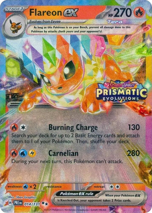 Flareon ex 014/131 - Prismatic Evolutions (HO)