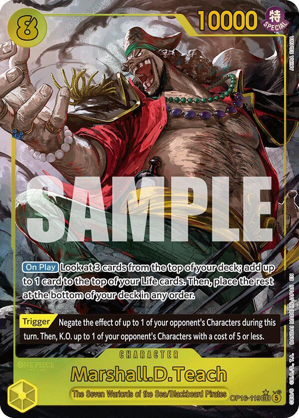 Marshall.D.Teach (119) (Alternate Art) OP16-119