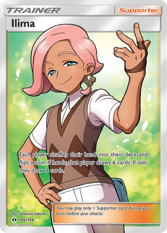 Ilima (Full Art) 146 - Sun & Moon Base Set