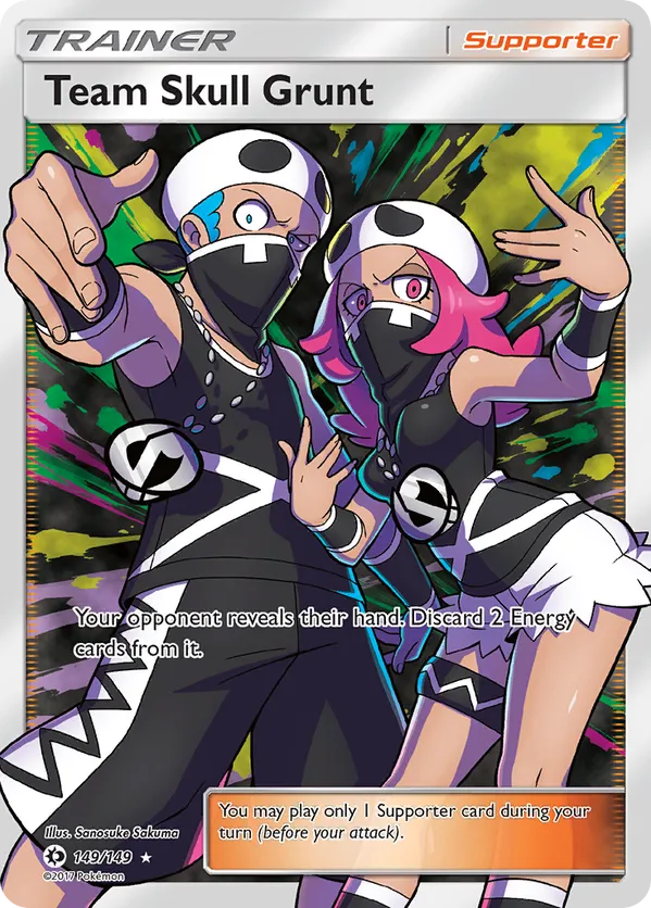 Team Skull Grunt (Full Art) 149 - Sun & Moon Base Set (HO)