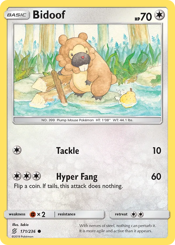 Bidoof 171/236 - Unified Minds (RH)